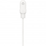 Субминиатюрный всенаправленный конденсаторный петличный микрофон DuraPlex, цвет белый, разъём LEMO3, аксессуары в комплекте