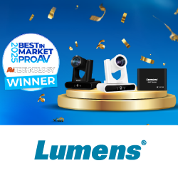 Lumens VoiceConnect удостоена награды Pro AV 2025 года «Лучшая на рынке» от AV Technology Lumens VoiceConnect удостоена награды Pro AV 2025 года «Лучшая на рынке» от AV Technology