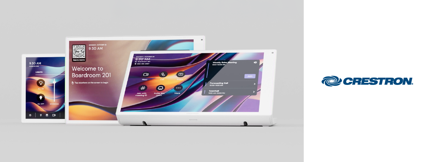 Crestron 80 Series: новое поколение сенсорных панелей управления