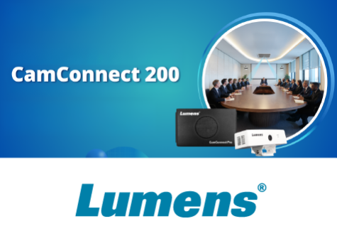 Lumens CamConnect 200 автоматизирует съемку спикера несколькими камерами в переговорных 