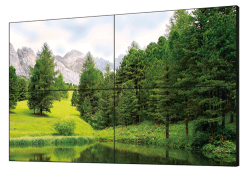 Бесшовная видеостена 2х2  (4 х 60" LCD монитора Sharp, видеопроцессор VCP-3004, крепление B-Tech)