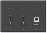 Кодер Pro AV-передачи по IP‑сети 10G для HDMI и Ethernet в стиле настенной панели Decorator, цвет черный, одномодовый
