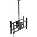 Потолочный кронштейн для 2 дисплеев 40”- 80", чёрный