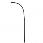 Кардиоидный конденсаторный микрофон на гибкой стойке типа «гусиная шея», яркое LED кольцо, открытый выход M10 Stud. Длина 600 мм. Цвет черный Кардиоидный конденсаторный микрофон на гибкой стойке типа «гусиная шея», яркое LED кольцо, открытый выход M10 Stud. Длина 600 мм. Цвет черный