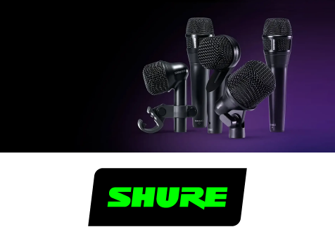 Микрофоны Shure для вокала и инструментов