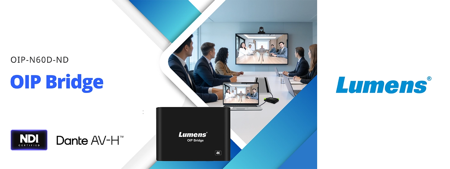 Lumens выпустила первый декодер 4K AVoIP для сетей NDI, Dante Audio и Dante Video