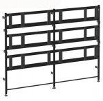 Модульный комплект креплений для видеостены напольного-стенового типа; конфигурация 3х3 дисплея; для дисплеев с диагональю 46, 47, 55, 60" и весом до 85 кг, цвет черный и белый