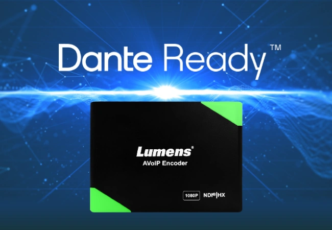 Lumens OIP-N40E готов к работе с Dante