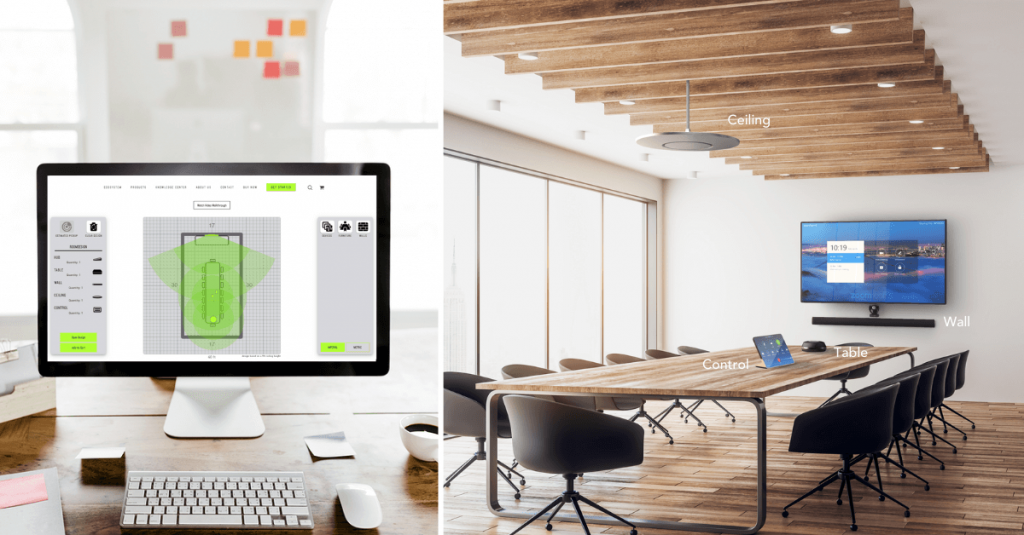 Готовые решения переговорных комнат Shure Stem