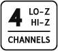 4 канала. Powersoft 4ch-LoHi