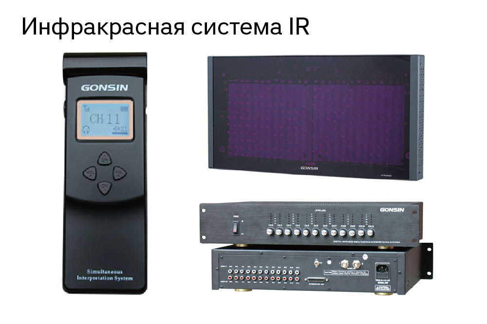 Инфракрасная система синхронного перевода Gonsin