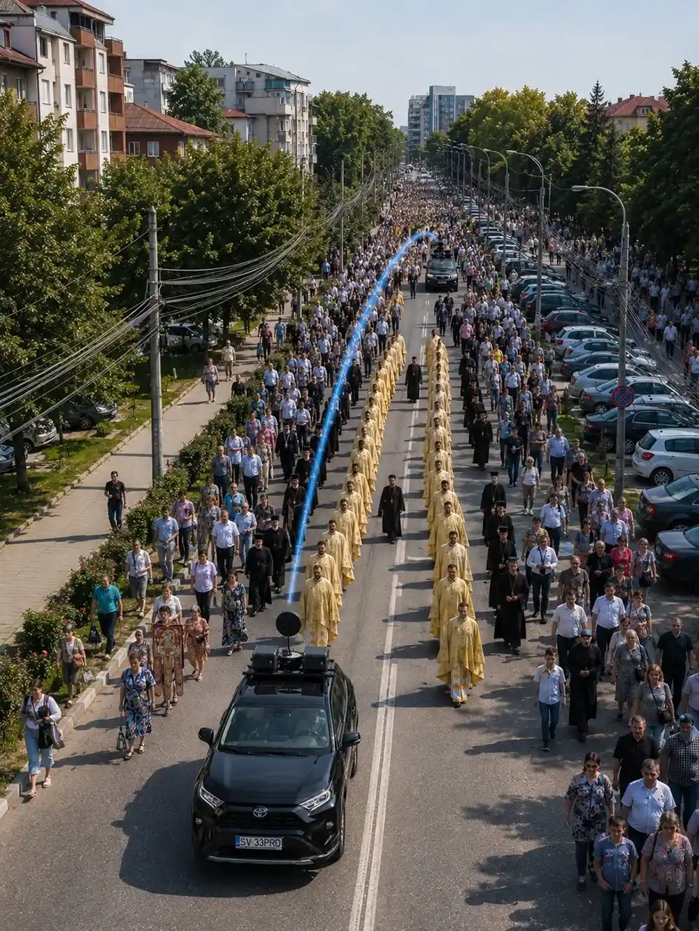 За пределами сцены: работа радиосистем MIPRO в движущейся колонне, foto-7