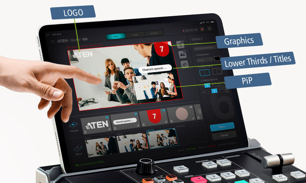 Приложение OnAir™ Pro и создаваемые за секунды макеты Приложение OnAir™ Pro и создаваемые за секунды макеты