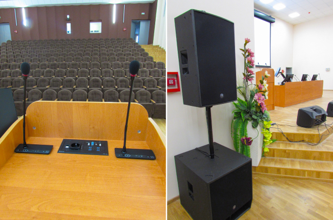 Полный апгрейд актового зала Детской инфекционной больницы в Минске